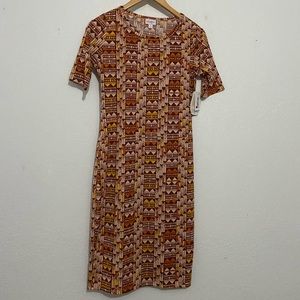 NWT LulaRoe Julia Patterned Dress